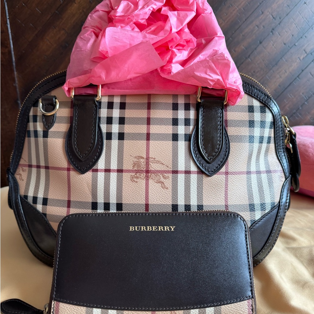 Burberry Classic Checkered Bag and wallet set. Very old No proof of authenticity - Picture 16 of 16